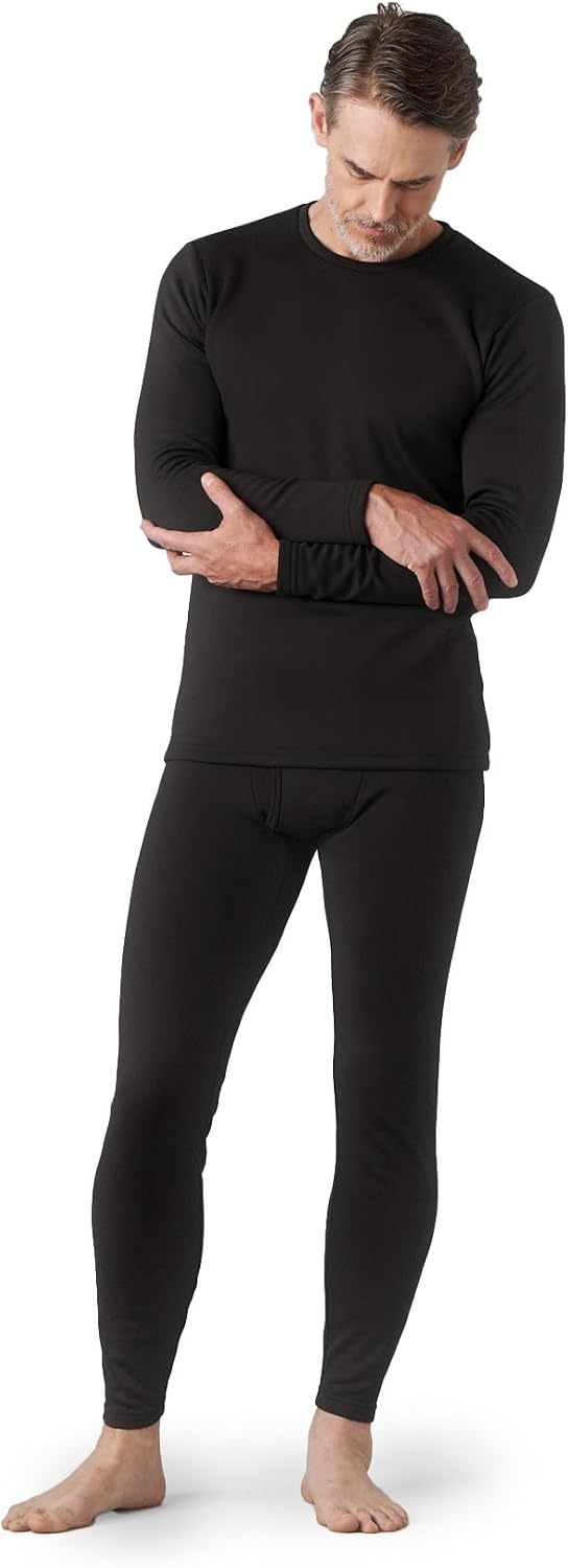 LAPASA Ropa Termica Hombre Conjunto Interior Termico Camiseta Manga Larga y Pantalón Largo Ligero/Cálido/Extra Cálido M11/M24/M57