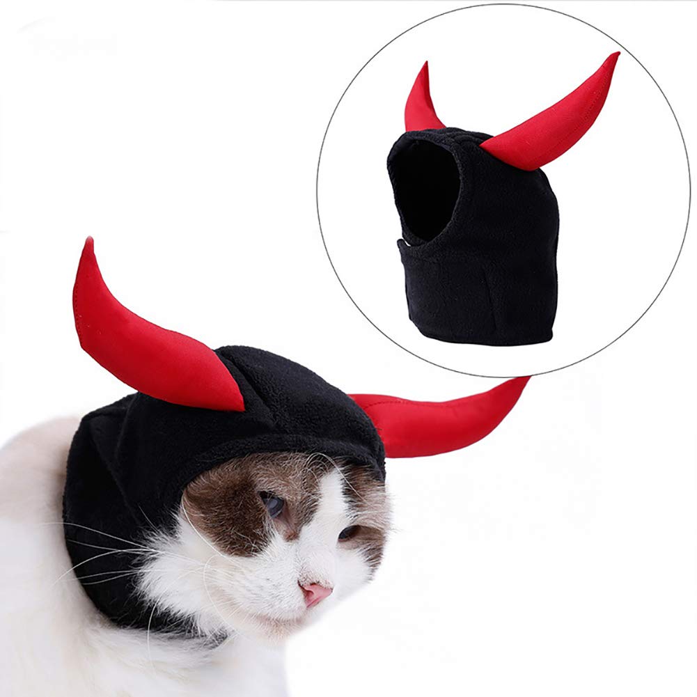 Halloween Animali domestici Costume Decorazioni per Cucciolo Gatto Cani Cappelli Ali di pipistrello (Cappello Leone…