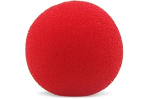 YSJJZRL Éponge Soft Ball Close-Up Magic Street Classical Comedy Trick Props (Rouge,45MM (10 pièces))