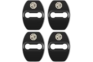 XLUCBS 4 Pezzi di Copertura per Serratura della portiera dell'auto, per MG ZS GS HS EZS MG5 MG GT MG6 MG7 Accessori Decorativi per coperture protettive in Acciaio Inossidabile