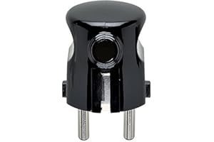 Vimar - Clavija 2 polos+tierra 16a s31 90 negro