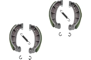 2EXTREME Bremsbacken Sport 123,5mm – kompatibel für Simson S51, Schwalbe KR51, S50-S83 & weitere Simson Teile – Tuning Bremsen geschlitzt für Vorder- & Hinterrad