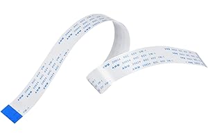 sourcing map FFC - Cavo piatto flessibile a nastro, 30 pin, passo 0,5 mm, lunghezza 300 mm (tipo B) per stampante LCD 3D, fotocamera, DVD, TV, laptop, audio, confezione da 5