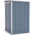 Abri De Stockage Jardin VidaXL 257x205x178 Cm - Acier Galvanisé Anthracite, Portes Coulissantes, Ventilation - 4