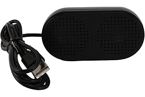 Niukuyu USB Speaker Portable Loudspeaker Powered Stereo Multimedia Speaker for Notebook Laptop PC(Black)