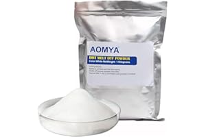 AOMYA 1kg/1000g/35.3oz DTF Pulver weiß, heißer Schmelzkleber Digital für Sublimation, DTF PreTreat Transferpulver für alle Stoffe einschließlich Jeans und Baumwoll-T-Shirts,kompatibel mit DTF DTG Printers