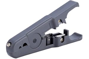 Richer-R Pince à Dénuder, Dénudeur de Fils, Appareil à Dénuder, Câble Outil à dénuder câble Wire Cutter Stripper UTP, STP, câble de Communication de données câble réseau