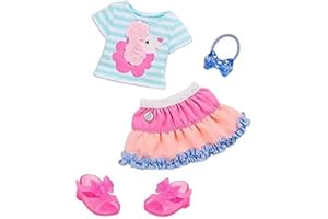 Glitter Girls GG50134Z pudel przytulanki z kokardką do włosów – 35,6 cm ubrania dla lalek i akcesoria dla dzieci w wieku od 3 lat