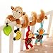 Finer Shop Cute Monkey Babyplay Activity Spiral Bed Stroller Toy Set Hanging Bell Crib Rattle Toy Ornament Hangings