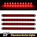 Produktbild 38,1 cm 4 x rot wasserdicht 11led Light Bar Stop Drehen Schwanz 3rd Bremslicht Truck Trailer