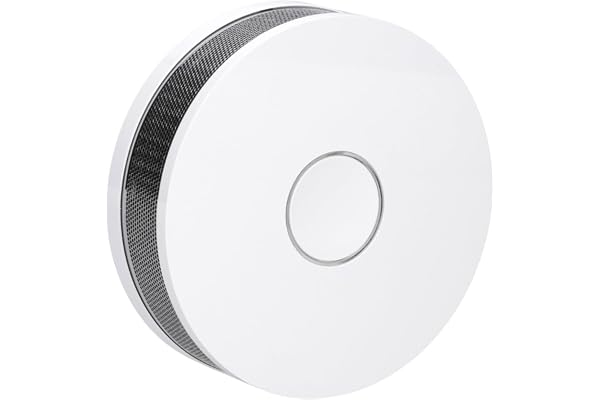 Gira Brandvarnare Dual Q DIN14604, ansluten via radio och tråd, ren vit, 233602
