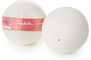 Isabelle Laurier - Bombe de bain effervescente pour Femme - Boule de bain avec 97% d'ingrédients Naturels - Parfum Fleurs - CLEOPATRA'S DESIRE