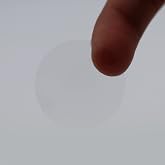 ready labels, get ready fast Transparent Diameter Box Closure Label Roll Label, 30mm x 30mm Diameter 900 Pieces, Round Transpara