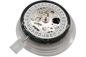 Cuasting NH35 Mouvement de la date jour de la montre mécanique automatique de haute précision, Argenté