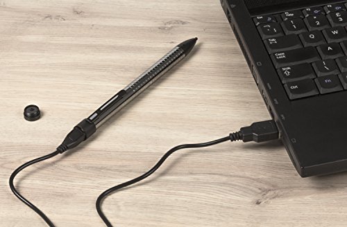 tec+ Universal Hochwertiger Aktiver Präzisions-Eingabestift Stylus Pen mit Integriertem Wiederaufladbarem Akku Kompatibel mit den meisten Smartphones, Tablets und anderen Geräten mit Kapazitivem Touchscreen – Schwarz - 6