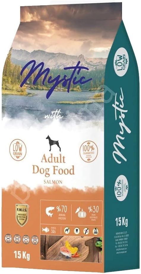 Mystic Az Tahıllı Yetişkin Köpek Maması Somonlu 15 kg