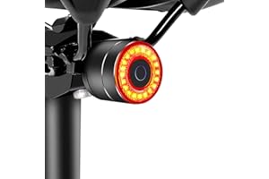 Monkey Home Smart Fahrrad Rücklicht, Auto On/Off Fahrrad Taschenlampe StVZO Zugelassen USB Akku, LED Fahrradlichter für Kinder und Erwachsene