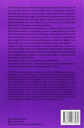 Livres Couvertures de Manifiesto contrasexual/ Countersexual Manifesto