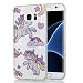 Produktbild Samsung Galaxy S7Edge Hülle Glitzer silikon Weiche TPU Glänzend Bling Shining Einhorn Regenbogen Transparent ganzkörper super dünn Schutzhülle Case Cover by Joytag