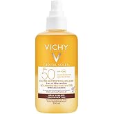 Vichy, Capital Soleil Water Luminosity SPF50, Sun Protection, 200 ml | 4-level protection with ultra-light biphasic formula a