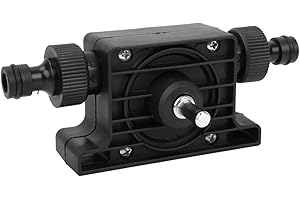 HAPIVIDA Bohrmaschinenpumpe, Tragbare Handbohrbetriebene Wasserpumpe Selbstansaugende Transferpumpe Wasserförderpumpe mit Wasserschlauch Schnellkupplungen für Wasser Öl Kraftstoffe