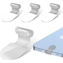 Set Di 4 Tappi Antipolvere In Silicone Per IPhone 14/13/12/11 Pro Max/Mini/iPad/X/Xr/SE/8/7 – Proteggi Le Porte Da Polvere E Perdite