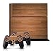 Produktbild kwmobile Sticker Set für Playstation 4 - Aufkleber für Konsole und Aufkleber für 2 Controller im Holz Maserung Design