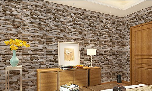 Tapeten 10 m x 45 cm Folie Art. 3005 selbstklebend 5 Motive Steinoptik Steine Dekorfolie Möbelfolie - 2