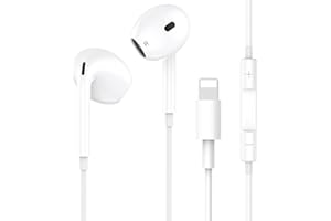 THECOOPIDEA Écouteurs Filaires pour iPhone [Certifié MFi] Ecouteurs iPhone, Écouteurs Intra-Auriculaires Stéréo HiFi avec Micro et contrôle du Volume intégrés Compatible avec iPhone 14/14 Pro/13/12/11/SE/XR/XS/X