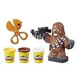 Incluye el juego Chewbacca, las tijeras BB-8, el peine de la viga de arco y 3 latas de compuesto de modelado de marca Play-Doh (peso neto 6 onzas / 168 gramos). A partir de los 3 años.