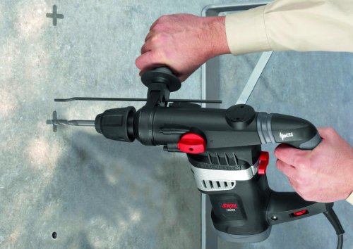 Skil Bohrhammer 1766 AK (1.500W, 4,5J, SDS+, 5 teilig. Bohr- / Meißelset mit Koffer) - 2