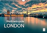 Weltmetropole London (Wandkalender 2016 DIN A4 quer): London - Weltstadt und eine der bedeutendsten Metropolen weltweit ist Ballungszentrum für ... (Monatskalender, 14 Seiten) (Calvendo Orte) by 