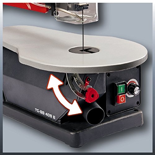 Einhell Dekupiersäge TC-SS 405 E (120 W, Hubhöhe 14 mm, max. Schnitthöhe 52 mm, Tischgröße 408 x 250 mm, Staubabsaugung) - 2