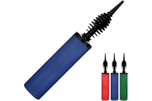 RMTech Balloon Pump, Inflator for Balloons, Toy Blower, Foil and Confetti Professional Pumper, Manual Hand Pump, Dual Action Hand Air Pump for Balloons .(Blue)