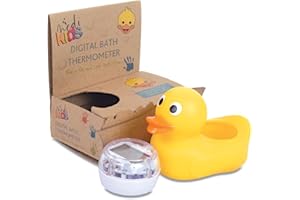 RELIANCE MEDICAL Medikids Duck Bath Thermometer - Waterproof, Color-Coded Display, Quick-Read, Energy Saving, Auto Off, Educational Temperature Toy, Child-Safe, Ideal for Babies & Toddlers