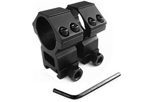 FIRECLUB 1" or 30mm Dovetail Scope Mount Rings High or Low Profile for 11mm or 20mm Dovetail Picatinny Weaver (2 Pieces)