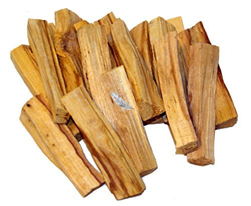 Madera Santo Palillos Palo Santo (Bursera graveolens) - Calidad Native Spirit - Grandes palos - aroma muy intenso! Paquetes al por mayor grande! (9x2x4 cm peso por palo de 15 ~ 25 gr) cosechada de forma sostenible de árboles caídos (del Perú) (400 Grams)