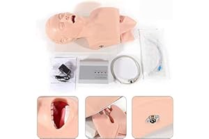 UIGJIOG Intubation des Atemwegsmanagement Trainers 110-220V Intubation Manikin Training Simulator Airway Management Trainer Intubation Leiter Unterrichtsstudie Model Manikin