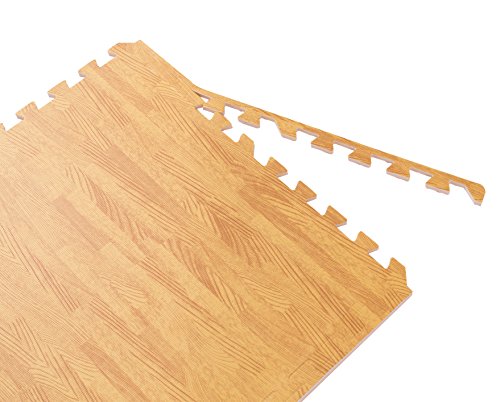 Schutzmatten 60 x 60 cm, Mattenstärke: 10-25mm Puzzlematte Sportmatte Unterlegmatte Gymnastikmatte Fitnessmatten Bodenschutz für Therapiezentren, Bodybuilding, Sportgeräte - 3