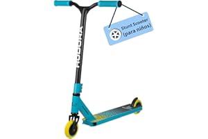 Hudora Stunt Scooter Kids Stunt Scooter for Children Aged 6-10 I Sturdy Freestyle Scooter with 360° BMX Steering - Child-Friendly Trick Scooter for up to 100 kg