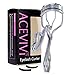 ACEVIVI Natural Looking False Eyelashes Curler Eyelash Curler Beauty Tools to Make you a Fabulous and Seductive Eye---FREE Silicone Rubber Refill Replacement Pads