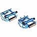 Produktbild Naisicatar Fußpedal, flach, Aluminiumlegierung, für Feste Fahrräder, Mountainbike, Pedal, Blau