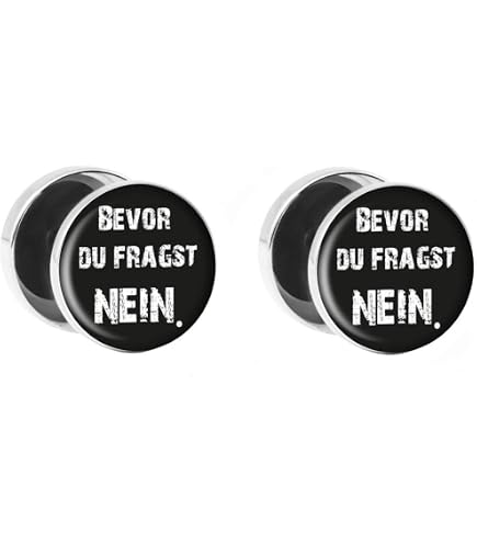 Treuheld Fake Plug Ohrstecker – Sternzeichen Stier, 10 Mm Durchmesser, Aus Chirurgenstahl 316L, Silber