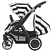 Babystyle Oyster Max 2 Tandem Pushchair - LIE FLAT - Black/Humbug - NEW 2015