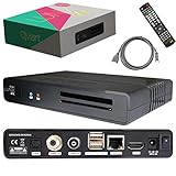 ✅ Contenido del envío: 1 receptor combinado Qviart Lunix4K UHD con sintonizador DVB-S2X y DVB-C/T2, 1 mando a distancia, 2 pilas AAA, 1 cable HDMI, 1 fuente de alimentación, 1 manual de instrucciones (idioma español no garantizado).
