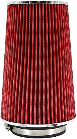 SmartSpec Auto Cold Air Intake High Flow Air Filters 3” 76-89-101mm Round Tapered