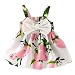 YOMIYOKA Baby Girls 6 Months - 3 Years Lemon Sling Flower Wedding Princess Bowknot Party Dress (6 Months, Pink)