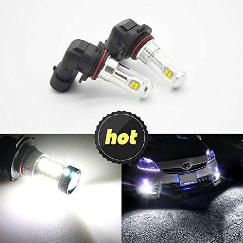 2x 9006 6000K 80W High Power CREE LED Fog Driving Light Canbus Lamp Bulb White