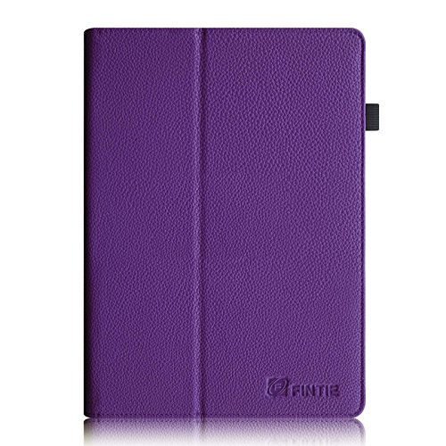 Fintie Samsung Galaxy Tab S 10.5 Hülle Case – Slim Fit Folio Kunstleder Schutzhülle Cover Tasche mit Ständerfunktion für Samsung Galaxy Tab S T800 T805 (10,5 Zoll) Tablet (mit Auto Schlaf / Wach Funktion), Violett - 8