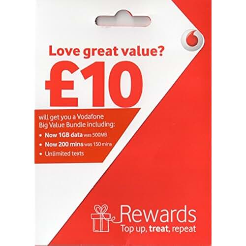 Amazon.co.uk: vodafone top up card